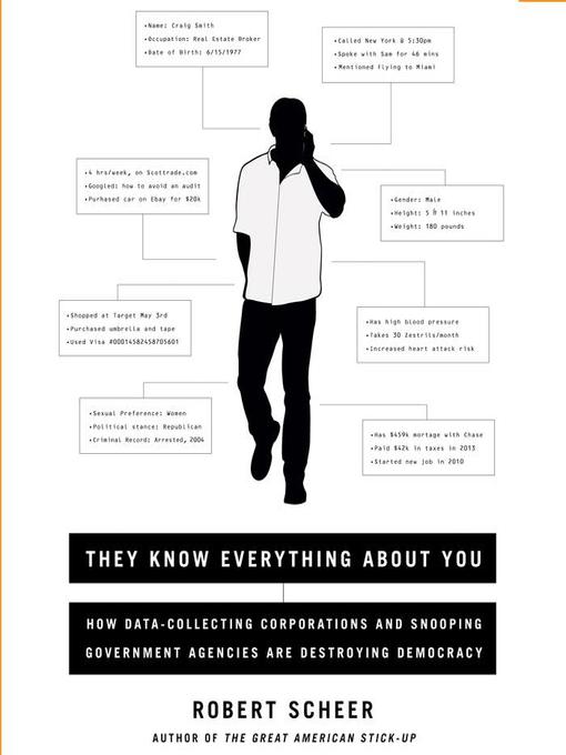 Title details for They Know Everything About You by Robert Scheer - Wait list